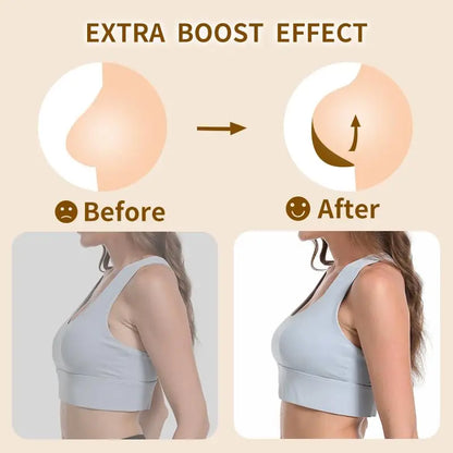 Double-Sided Sticky Bra Pads Women Summer Ultra Instant Push Up Bra Pads Reusable Padded Inserts Strapless Lift For Swimsuit