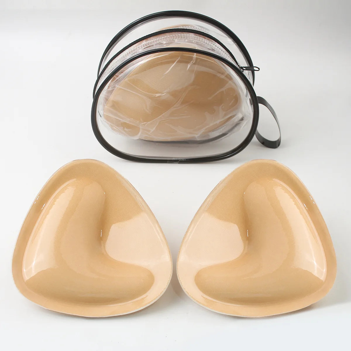 Double-Sided Sticky Bra Pads Women Summer Ultra Instant Push Up Bra Pads Reusable Padded Inserts Strapless Lift For Swimsuit
