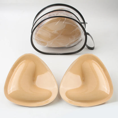 Double-Sided Sticky Bra Pads Women Summer Ultra Instant Push Up Bra Pads Reusable Padded Inserts Strapless Lift For Swimsuit