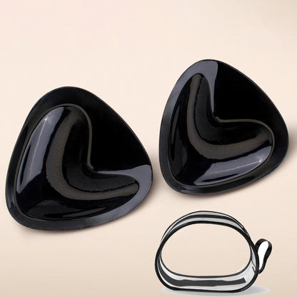 Double-Sided Sticky Bra Pads Women Summer Ultra Instant Push Up Bra Pads Reusable Padded Inserts Strapless Lift For Swimsuit