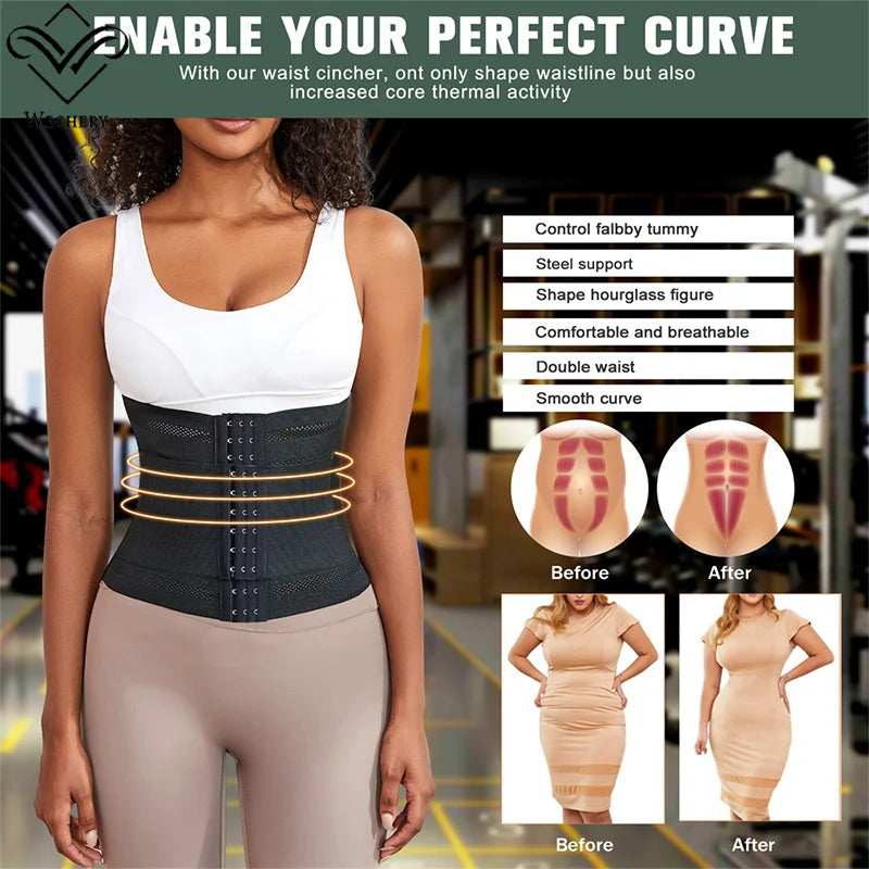 Women’s Mesh Waist Cincher Shapewear Tummy Control